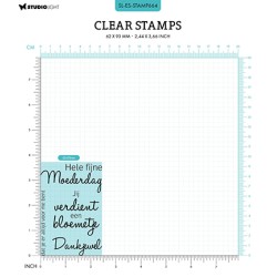 (SL-ES-STAMP664)Studio light SL Clear stamp Moederdag Essentials nr.664