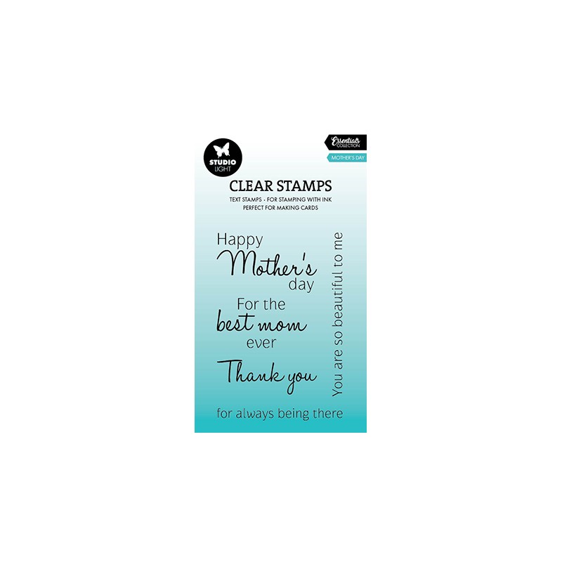 (SL-ES-STAMP665)Studio light SL Clear stamp Mothersday Essentials nr.665