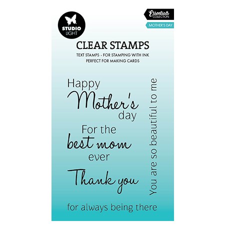 (SL-ES-STAMP665)Studio light SL Clear stamp Mothersday Essentials nr.665