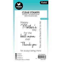 (SL-ES-STAMP665)Studio light SL Clear stamp Mothersday Essentials nr.665