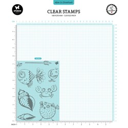 (ABM-SI-STAMP649)Studio light clear stamp Underwater party Signature Collection nr.649