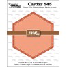 (CLCZ545)Crealies Cardzz Dubbele kaart Zeshoek 11,7x13,5cm