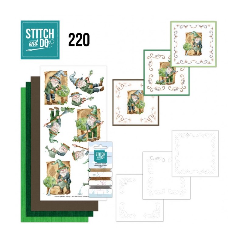 (STDO220)Stitch And Do 220 - Garden Gnomes