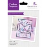 (CC-STD-HEBU)Crafter's Companion Confetti Cut In Dies Stamp & Die Hello Butterfly