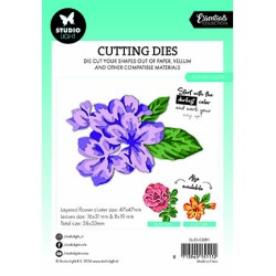 (SL-ES-CD811)Studio Light SL Cutting Die Layered - Flower cluster Essentials