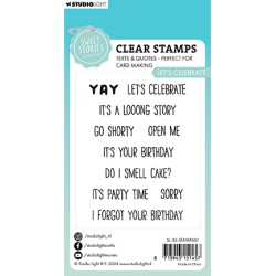 (SL-ES-STAMP661)Studio light SL Clear stamp Let's celebrate Sweet Stories nr.661
