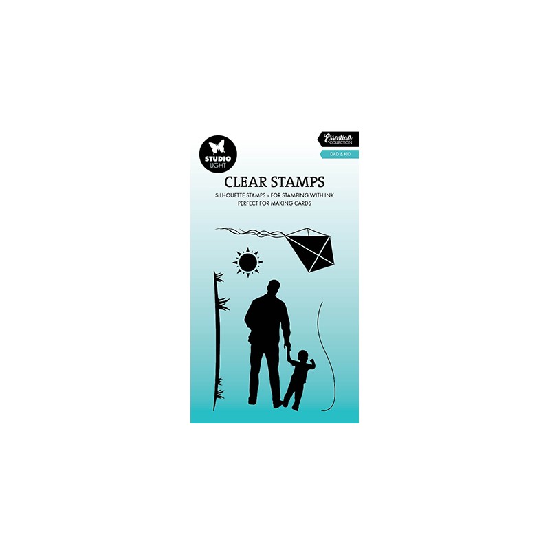(SL-ES-STAMP666)Studio light SL Clear stamp Dad & Kid Essentials nr.666