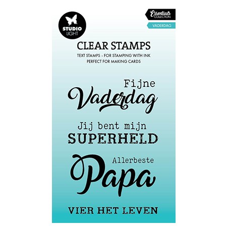 (SL-ES-STAMP668)Studio light SL Clear stamp Vaderdag Essentials nr.668