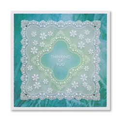 (GRO-WO-42313-02)Groovi® plate A6 BIJOU RIBBON SENTIMENTS