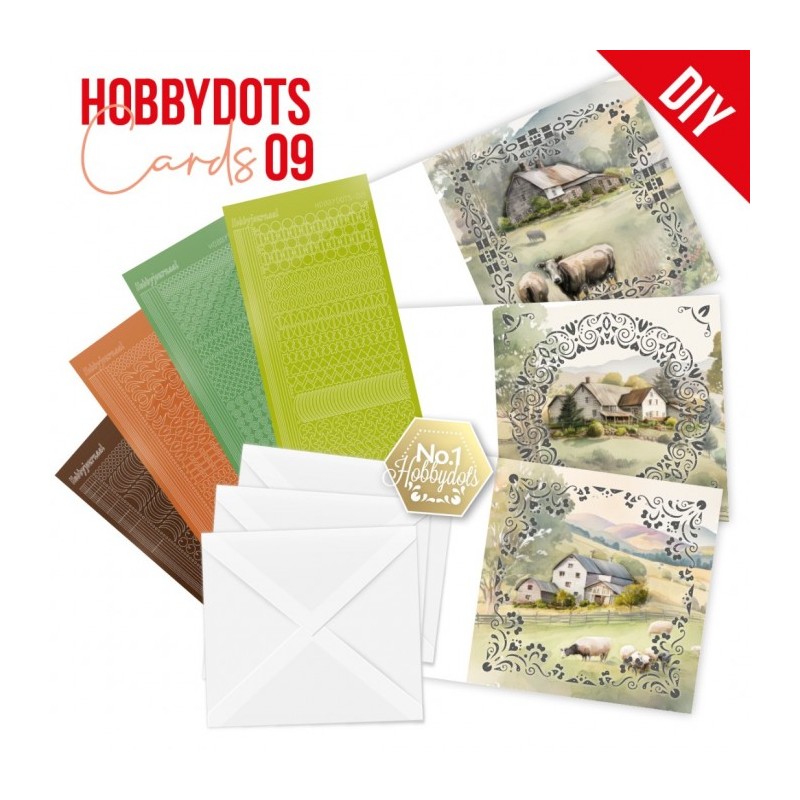 (DODOPP009)Dot And Do Cards 9 - Country Side