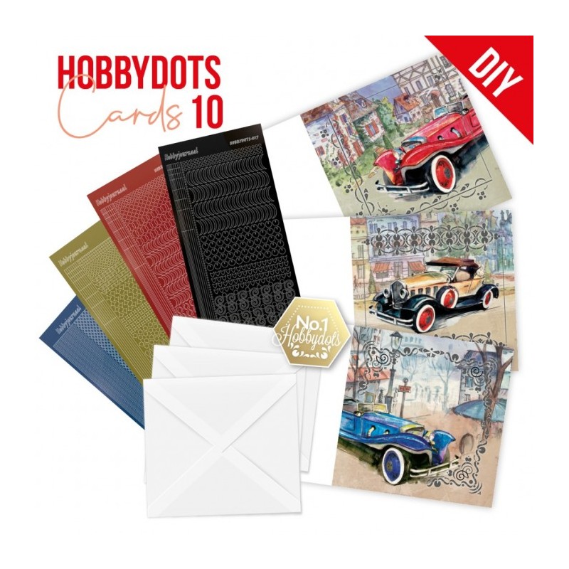 (DODOPP010)Dot And Do Cards 10 - Cars