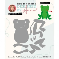 (DBAD10045)Designed By Anna - Mix And Match Cutting Dies - Freddy Frog