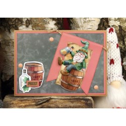 (SB10922)3D Push Out - Yvonne Creations - Great Gnomes - Party Gnomes