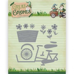 (YCD10352)Dies - Yvonne Creations - Great Gnomes - Gnome Cargo Bike