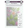 (CEST156)Creative Expressions Companion Colouring Stencil Folk Art Blooms (2pcs)