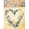 (JMA-WAF-STAMP670)Studio light Clear stamp Wild heart Wild & Free nr.670