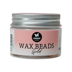 (SL-ES-WAX04)Studio Light Wax Beads Gold Essentials Tools nr.04