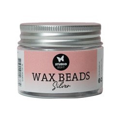 (SL-ES-WAX05)Studio Light Wax Beads Silver Essentials Tools nr.05