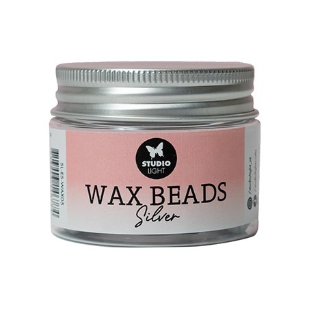 (SL-ES-WAX05)Studio Light Wax Beads Silver Essentials Tools nr.05