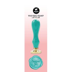 (SL-ES-WAX11)Studio Light Wax Stamp with handle Turquoise Speciaal voor jou Essentials Tools nr.11