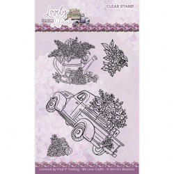 (BBCS10009)Clear Stamps - Berries Beauties - Lovely Lilacs - Pick-Up Truck
