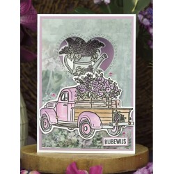 (BBCS10009)Clear Stamps - Berries Beauties - Lovely Lilacs - Pick-Up Truck