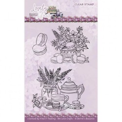 (BBCS10010)Clear Stamps - Berries Beauties - Lovely Lilacs - Macarons