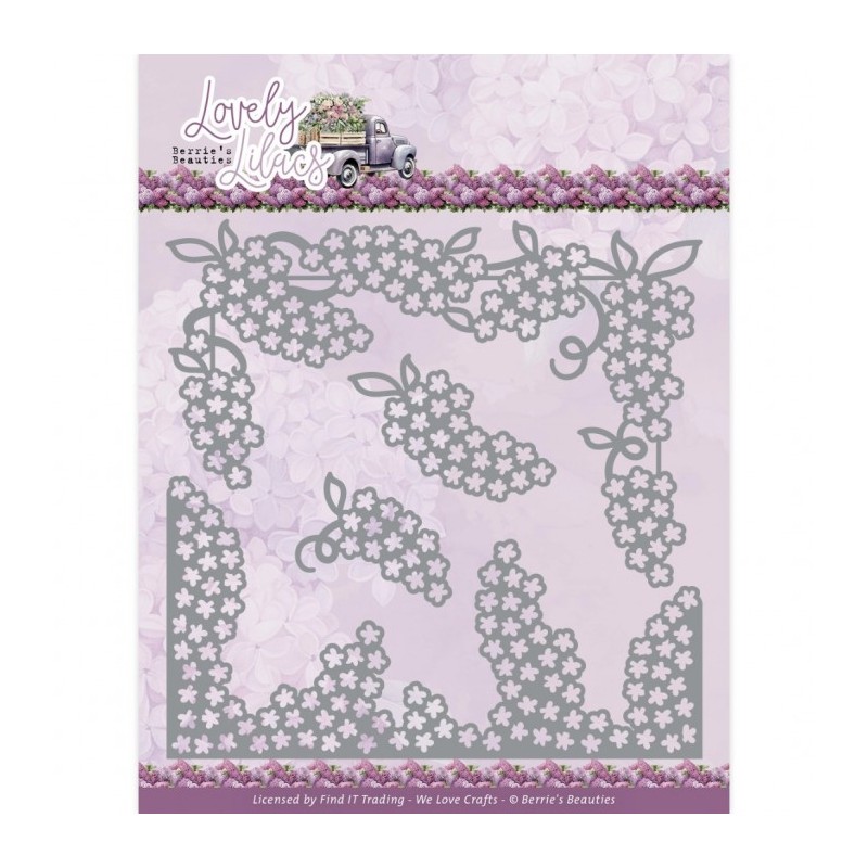 (BBD10014)Dies - Berries Beauties - Lovely Lilacs - Lovely Lilacs Borders