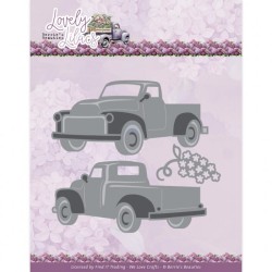 (BBD10016)Dies - Berries Beauties - Lovely Lilacs - Lovely Pick-Up Truck