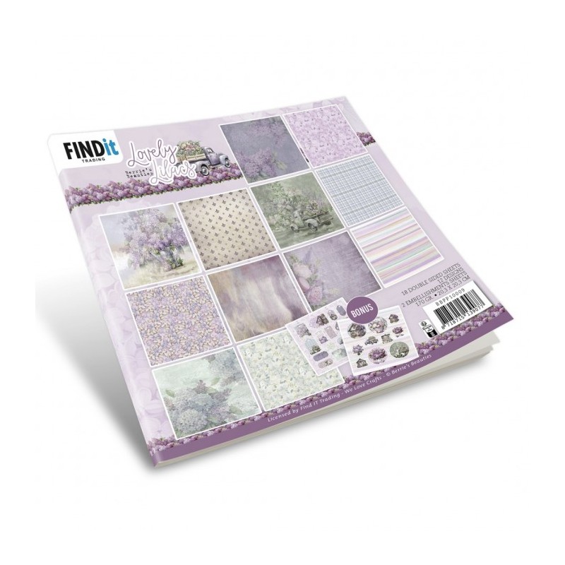 (BBPP10009)Paperpack - Berries Beauties - Lovely Lilacs - Design