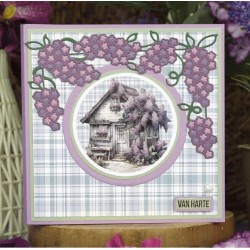 (SB10924)3D Push Out - Berries Beauties - Lovely Lilacs - Lovely Houses