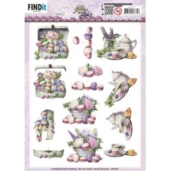 (SB10927)3D Push Out - Berries Beauties - Lovely Lilacs - Lovely Macarons