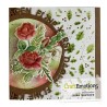 (1368)CraftEmotions clearstamps A6 - Christmas bouquet rose