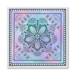 (ACC-CA-31634-XX)PAPER STITCH BY CLARITY - BUTTERCUPS & FANS EMBROIDERY CARD PACK