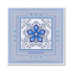 (ACC-CA-31634-XX)PAPER STITCH BY CLARITY - BUTTERCUPS & FANS EMBROIDERY CARD PACK