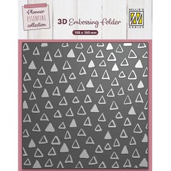 (EF3D088)Nellie's Choice Embossing Triangles
