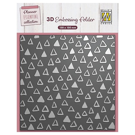 (EF3D088)Nellie's Choice Embossing Triangles