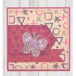 (EF3D088)Nellie's Choice Embossing Triangles