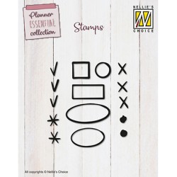 (NSCS012)Nellie`s Choice Clearstamp - Checkpoints 2