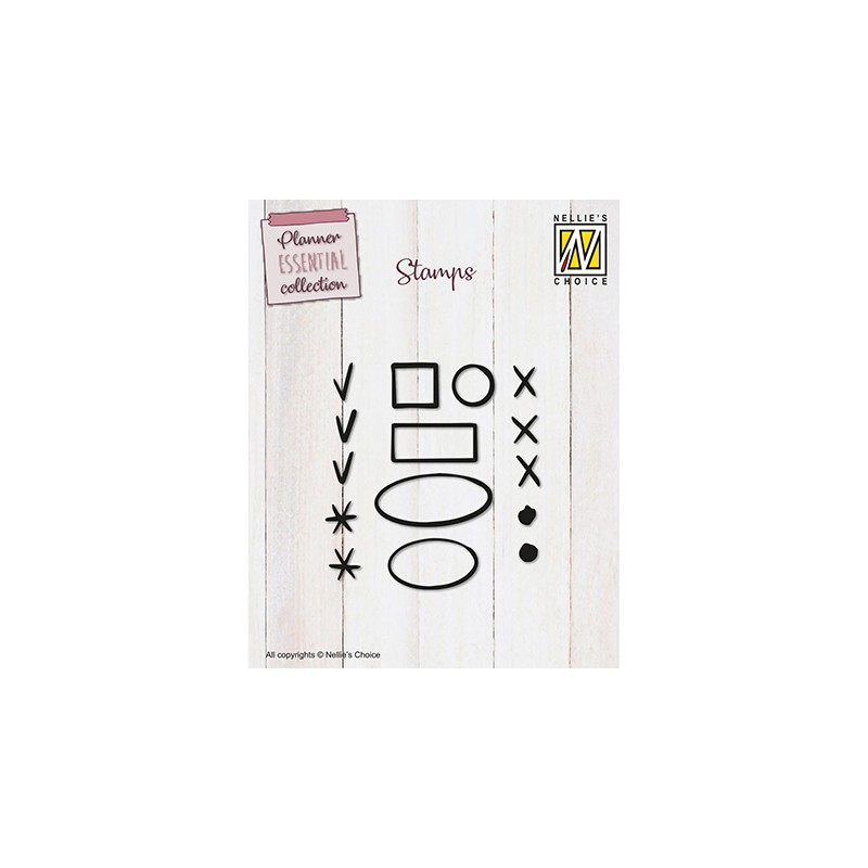 (NSCS012)Nellie`s Choice Clearstamp - Checkpoints 2