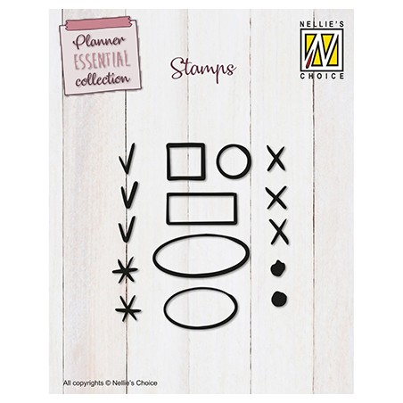 (NSCS012)Nellie`s Choice Clearstamp - Checkpoints 2