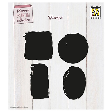 (NSCS014)Nellie`s Choice Clearstamp - Shapes