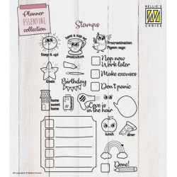 (NSCS015)Nellie`s Choice Clearstamp - To-do's & More