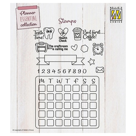 (NSCS016)Nellie`s Choice Clearstamp - Plan It