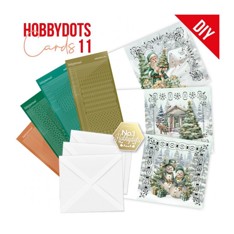 (DODOPP011)Hobbydots Cards 11 - Enchanting Christmas