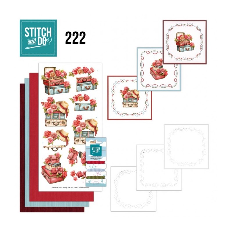 (STDO222)Stitch And Do 222 - Yvonne Creations - Rose Decorations