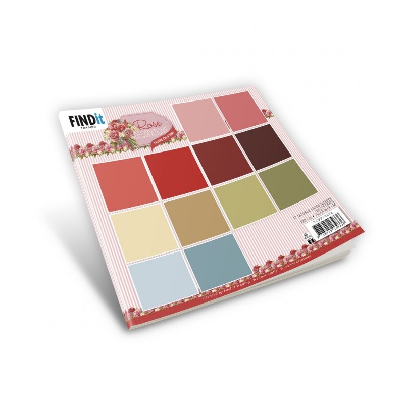 (YCPP10076)Paperpack - Yvonne Creations - Rose Decorations - Solid Colours