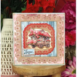 (YCD10353)Dies - Yvonne Creations - Rose Decorations - Rose Frame