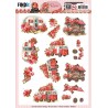 (SB10935)3D Push Out - Yvonne Creations - Rose Decorations - Rose Transport