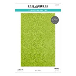 (SES-059)Spellbinders Leafy Helix Embossing Folder